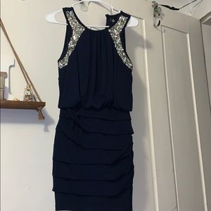 Navy blue formal dress